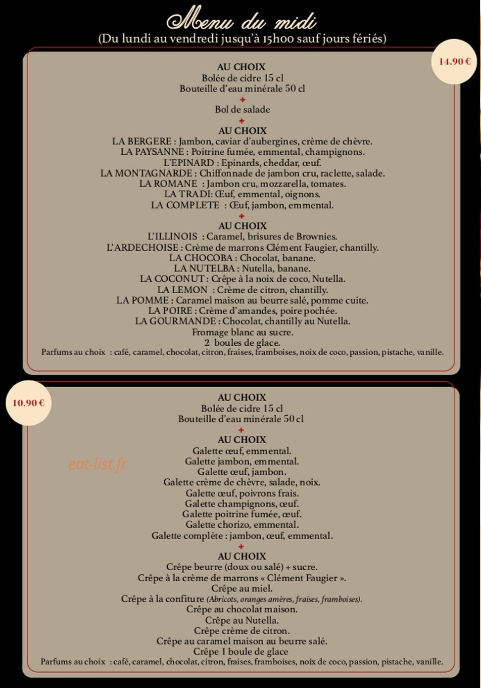Froment et Sarrasin — carte page 1