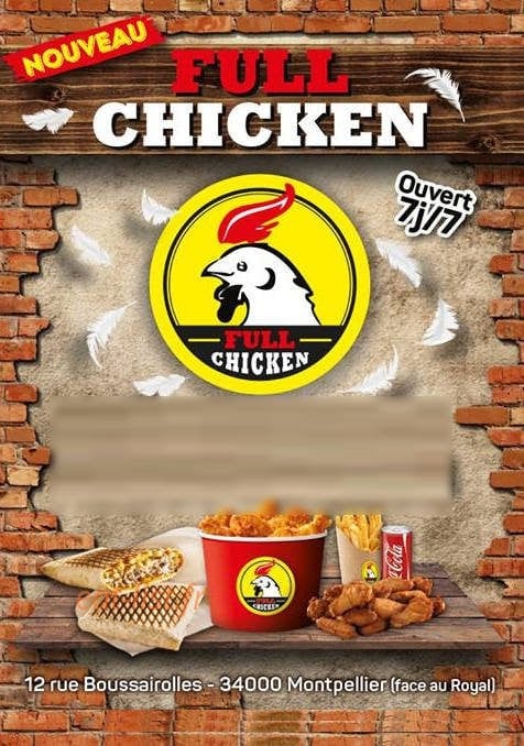 Full Chicken — carte page 1