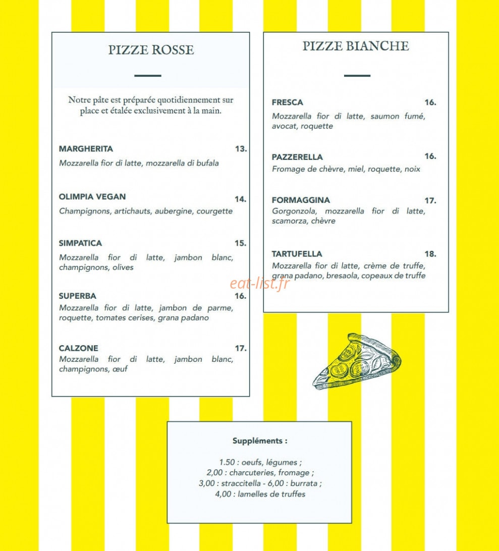 Giorgia Trattoria — carte page 3