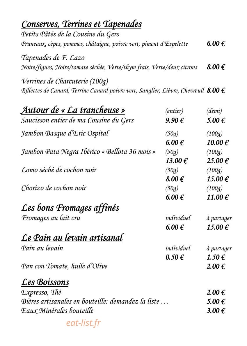 Glouglou — carte page 1