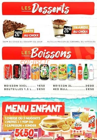 Go Burger — carte page 2