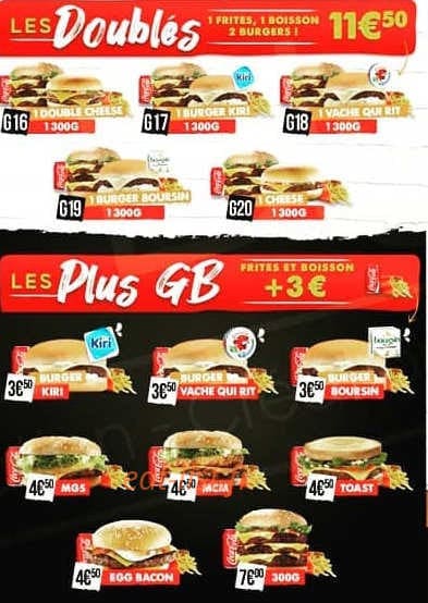 Go Burger — carte page 5