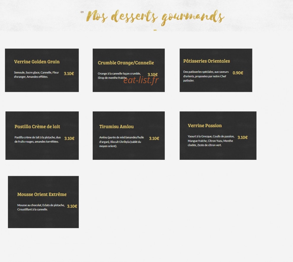 Golden Grain — carte page 5