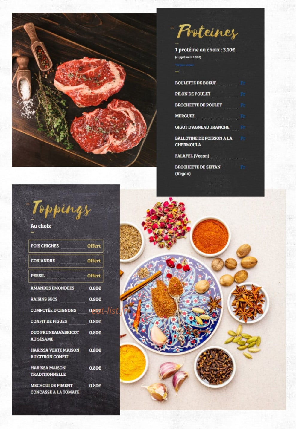 Golden Grain — carte page 3
