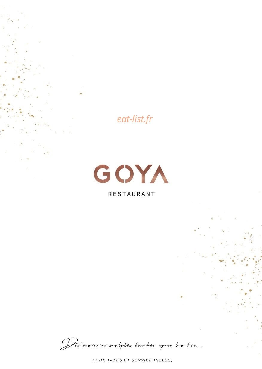Goya — carte page 1