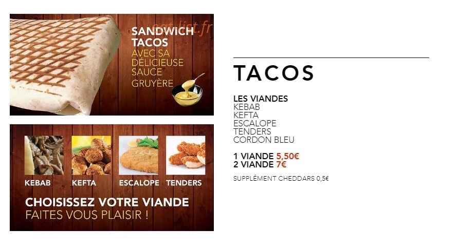Grill House — carte page 2