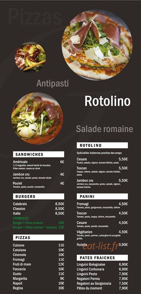 Gusto — carte page 3