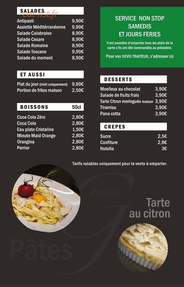 Gusto — carte page 2