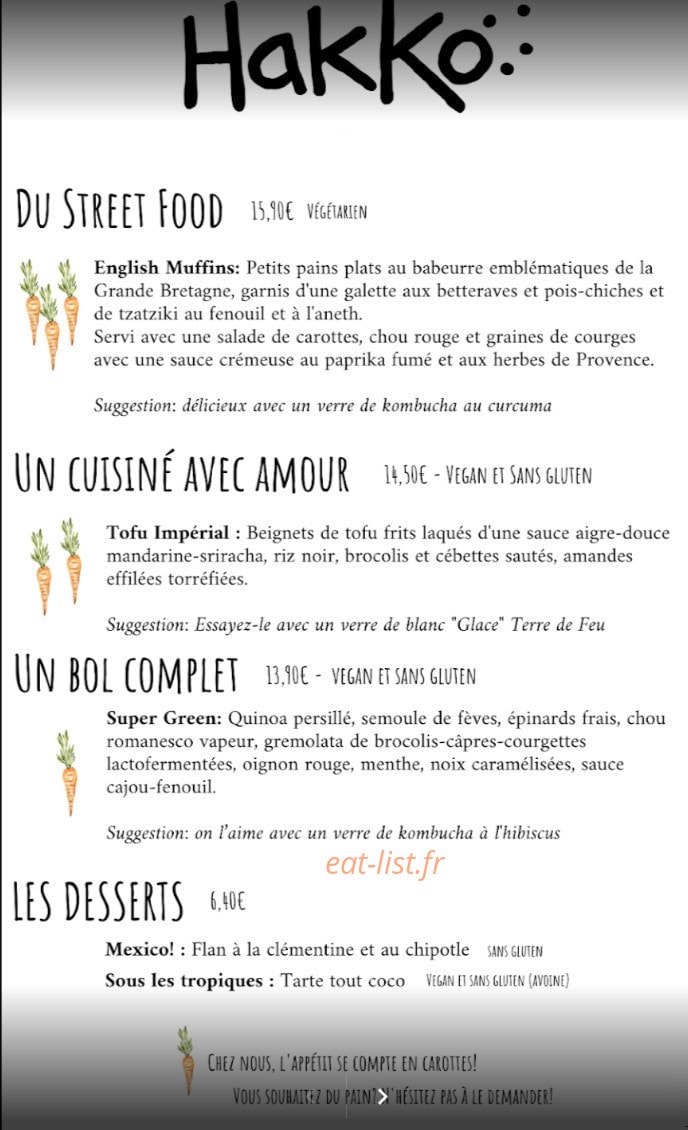 Hakko — carte page 1