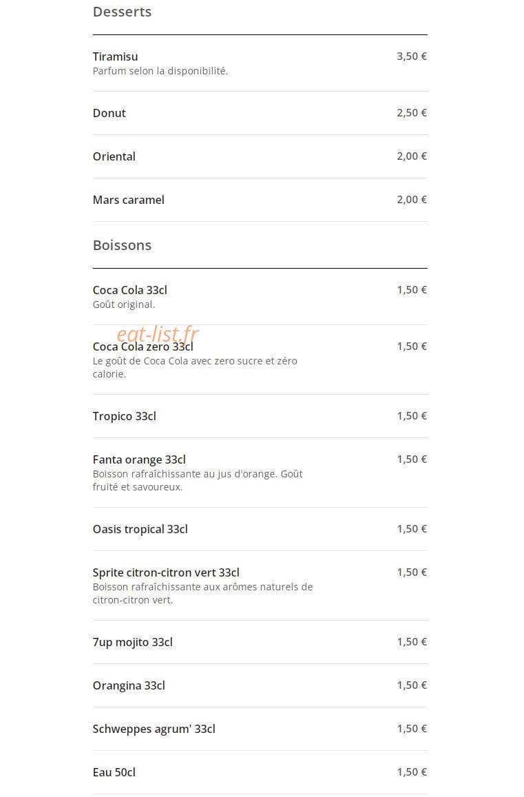 Hop & Food Kebab — carte page 8