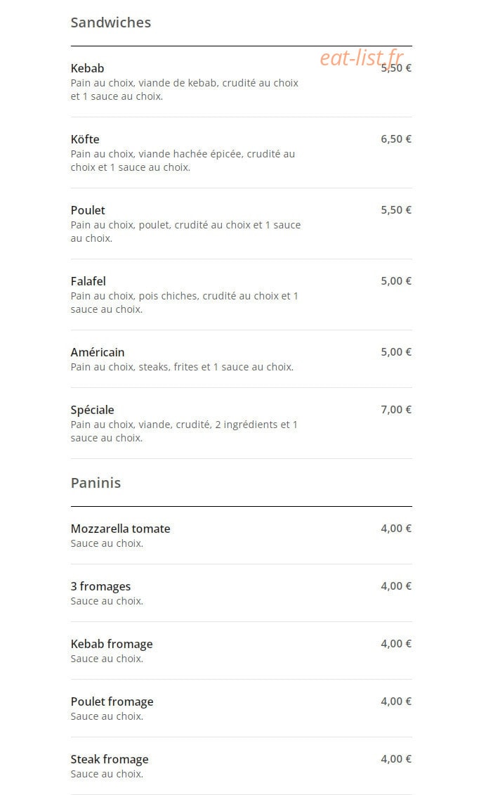 Hop & Food Kebab — carte page 6