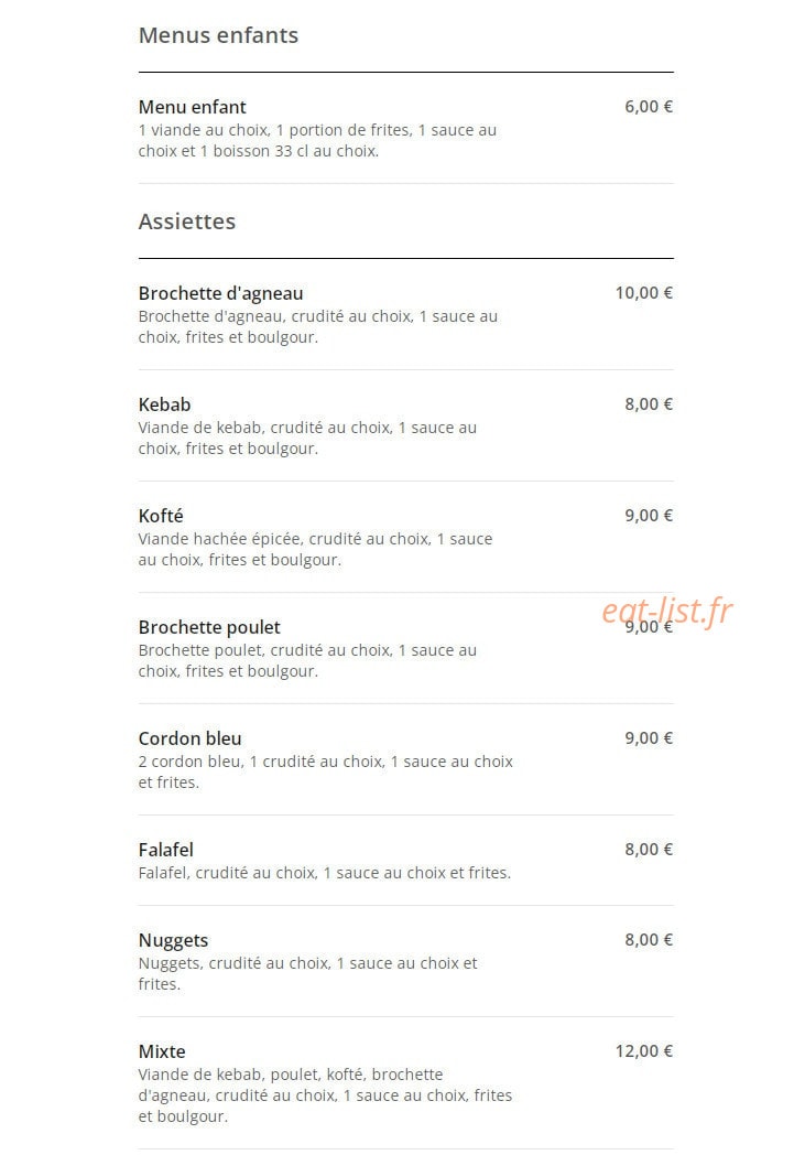 Hop & Food Kebab — carte page 4