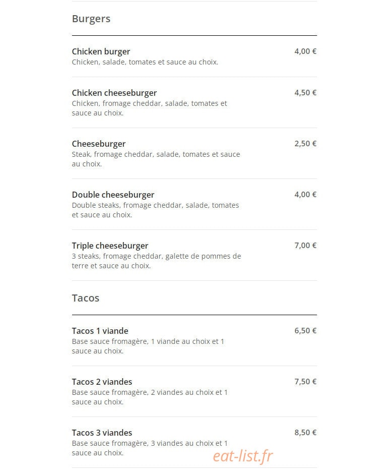 Hop & Food Kebab — carte page 5