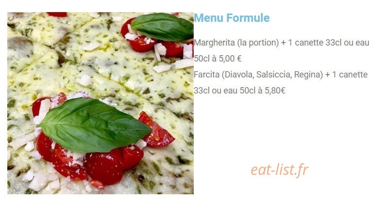 Il Pizzaiolo — carte page 1