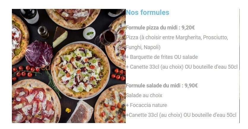 Il Pizzaiolo — carte page 2