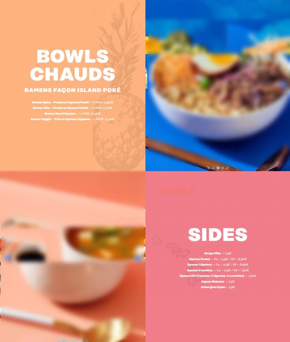 Island Poké — carte page 6
