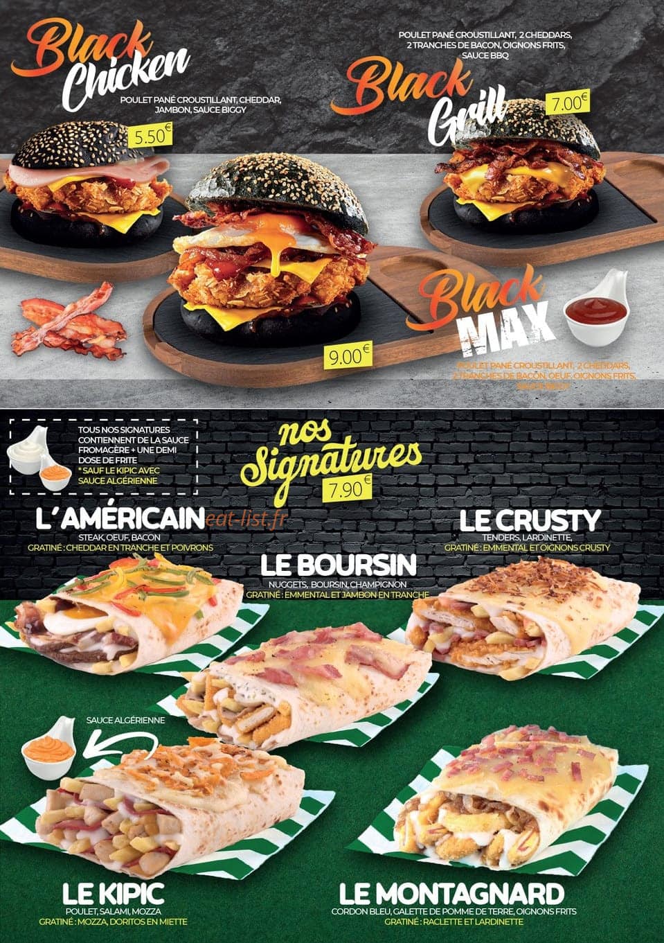 Joys Tacos Montpellier — carte page 3
