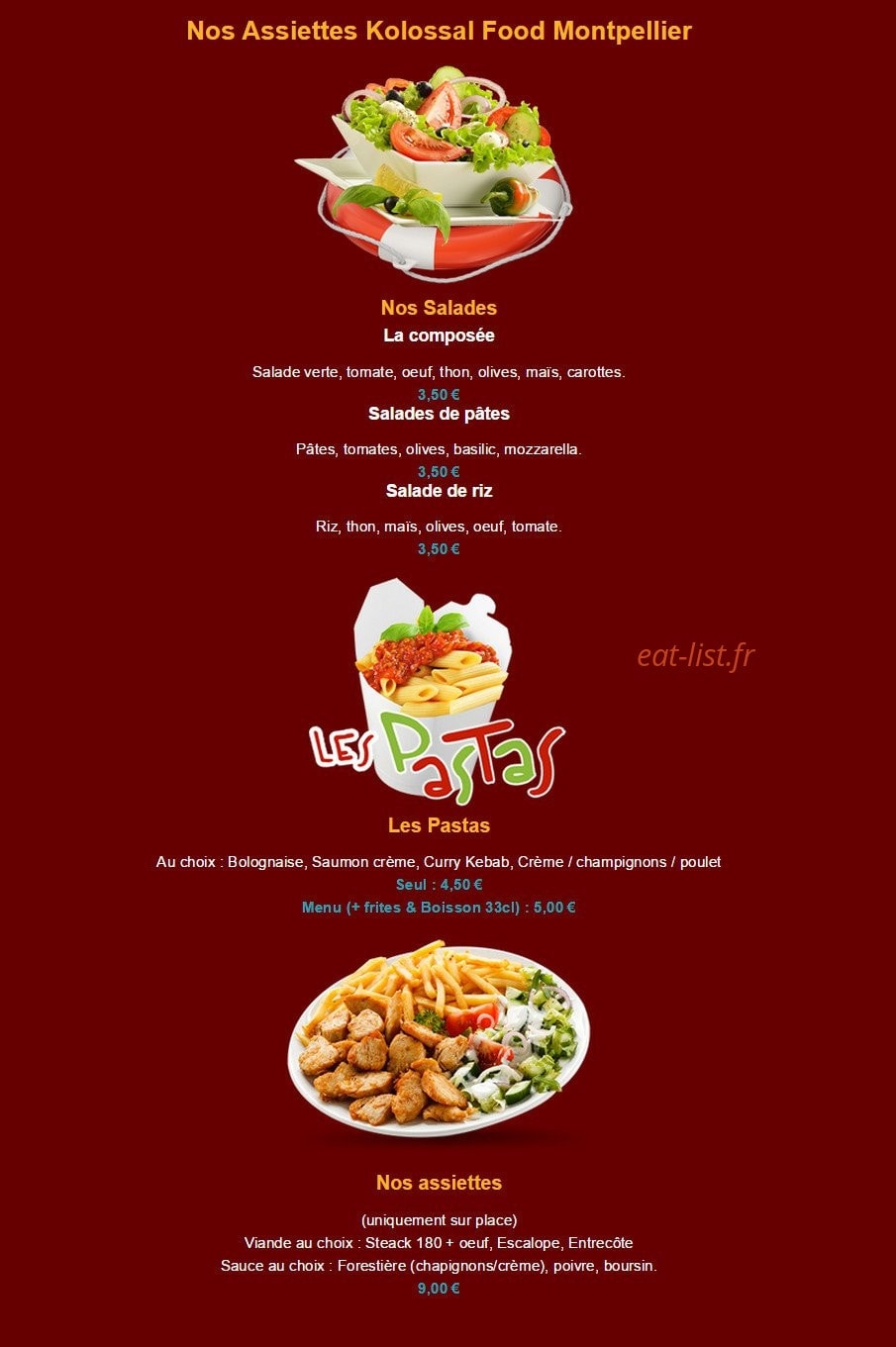 Kolossal — carte page 4