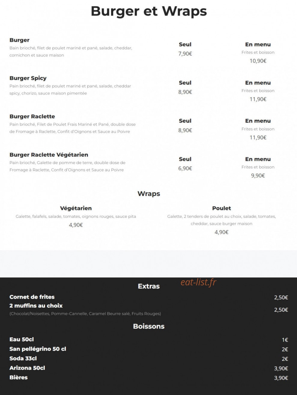 Krispy's — carte page 2