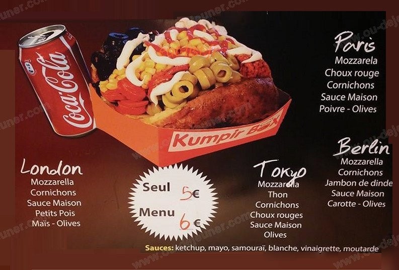 Kumpir Box — carte page 1