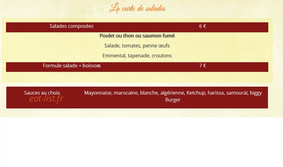 L'arganier Pasta — carte page 3
