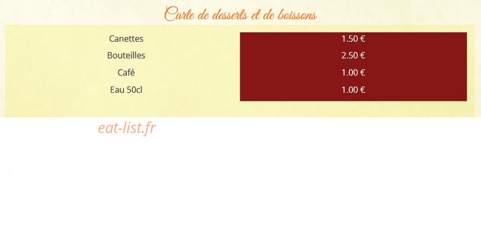L'arganier Pasta — carte page 5