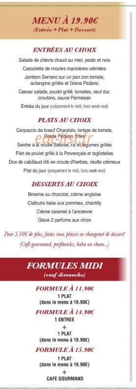 L'Arlequin — carte page 3