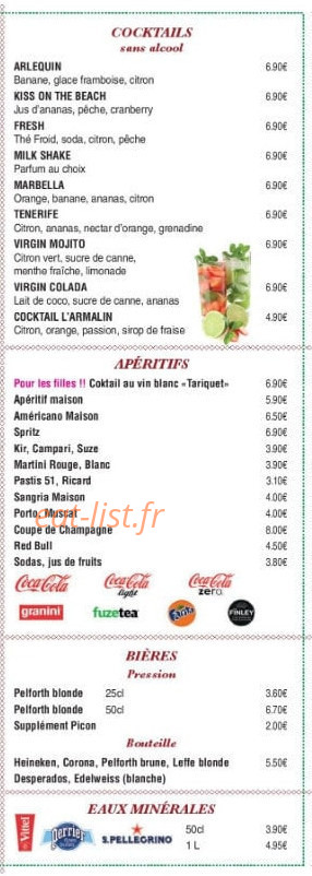 L'Arlequin — carte page 8