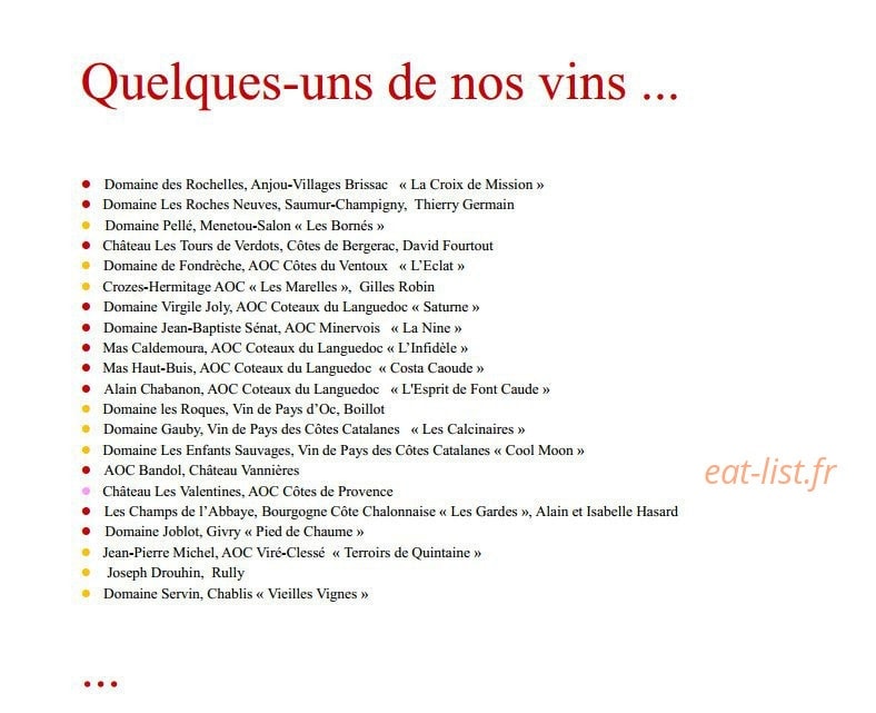 L' artichaut — carte page 4