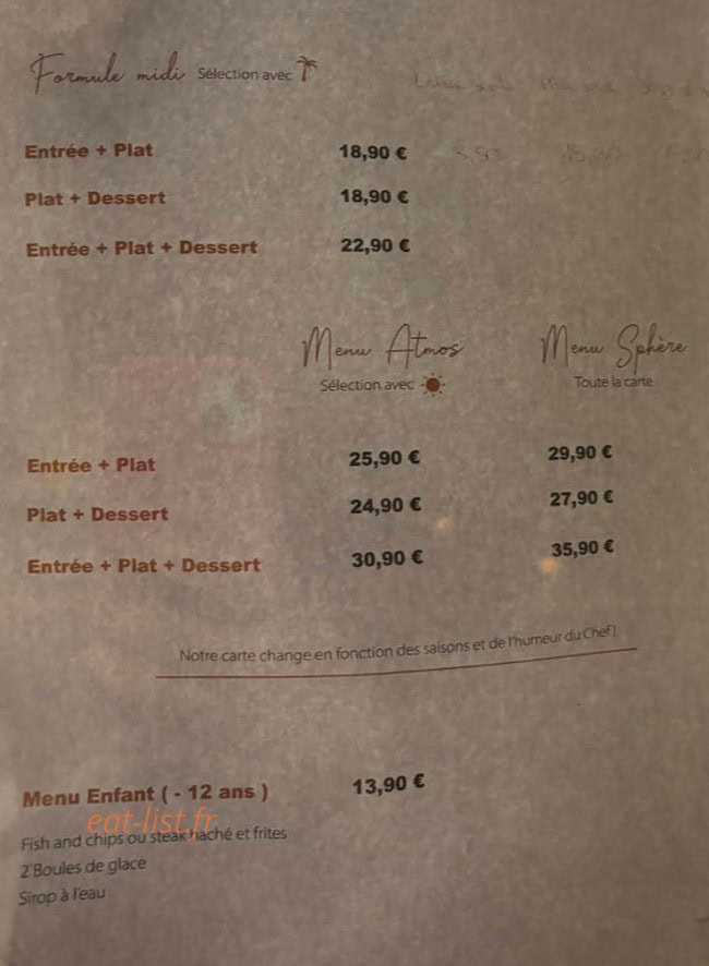 L'Atmosphère — carte page 1