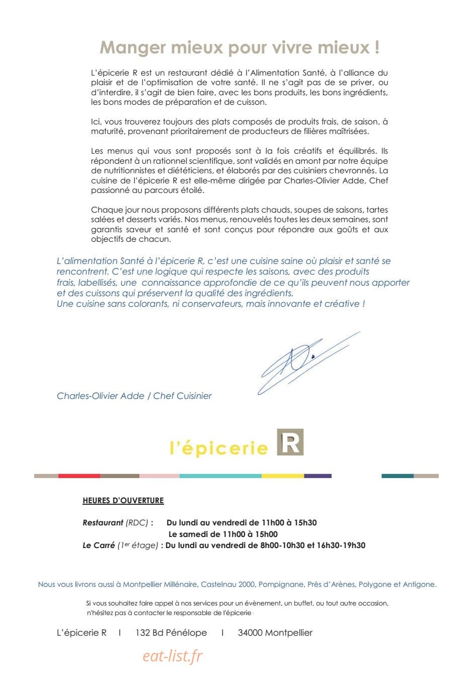 L'épicerie R — carte page 4