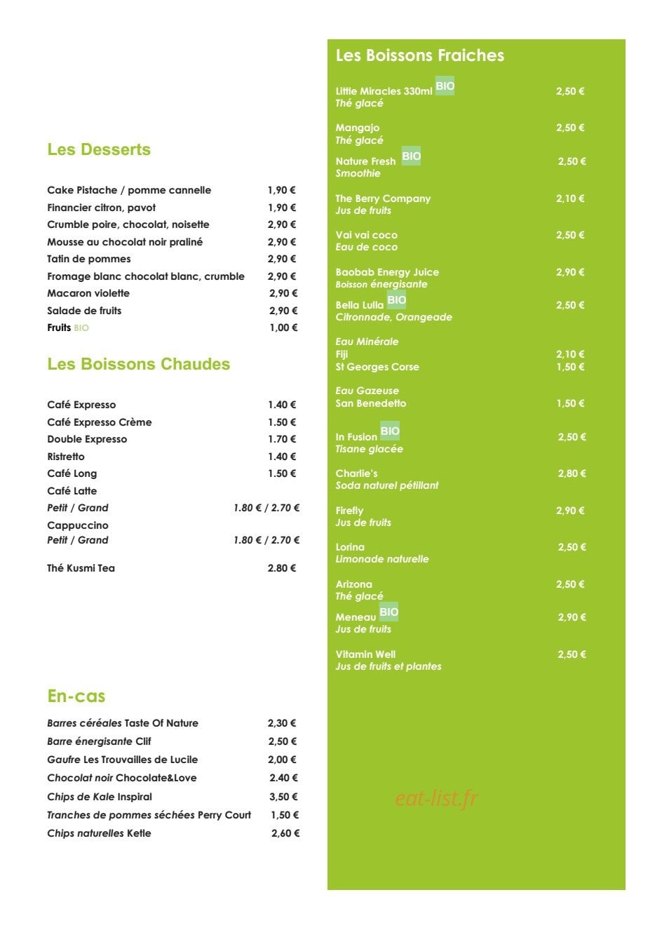 L'épicerie R — carte page 3