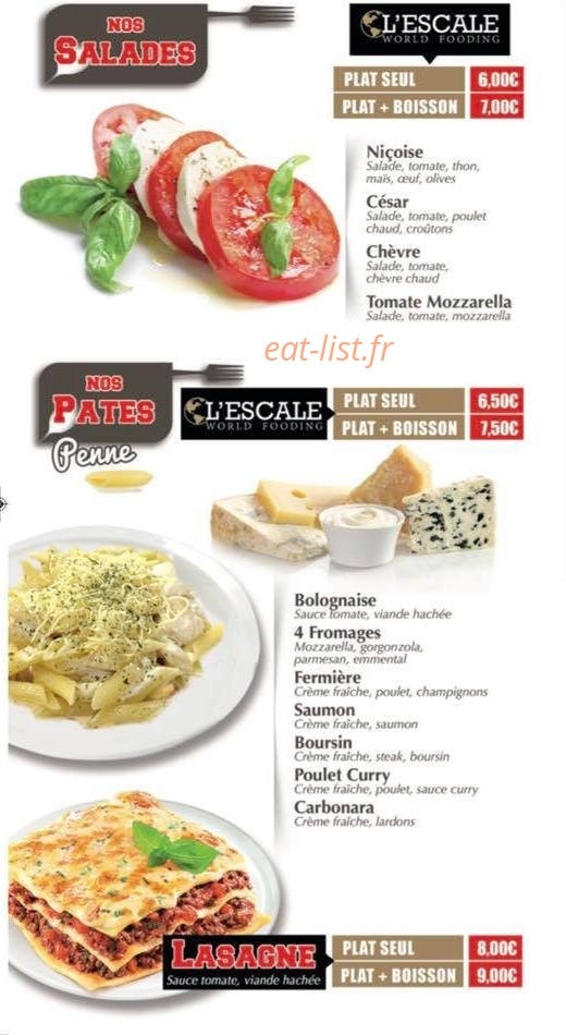 L'escale régale — carte page 2