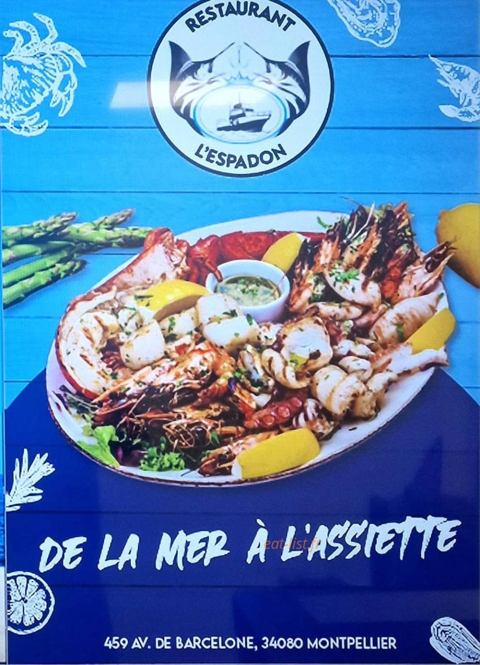 L'espadon — carte page 1