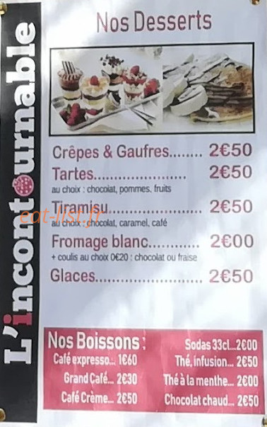 l'incontournable — carte page 3