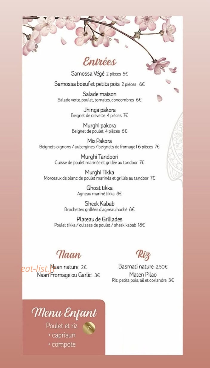 L'indya — carte page 1