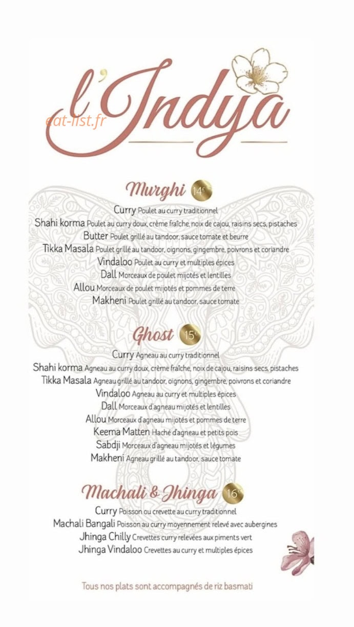 L'indya — carte page 2