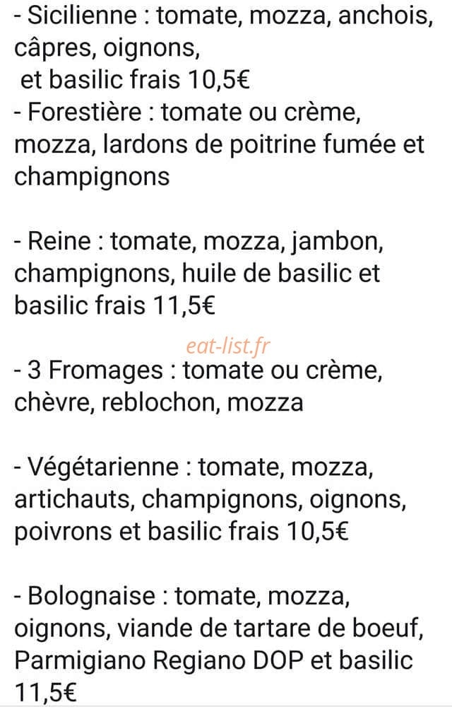 L’Origan — carte page 3