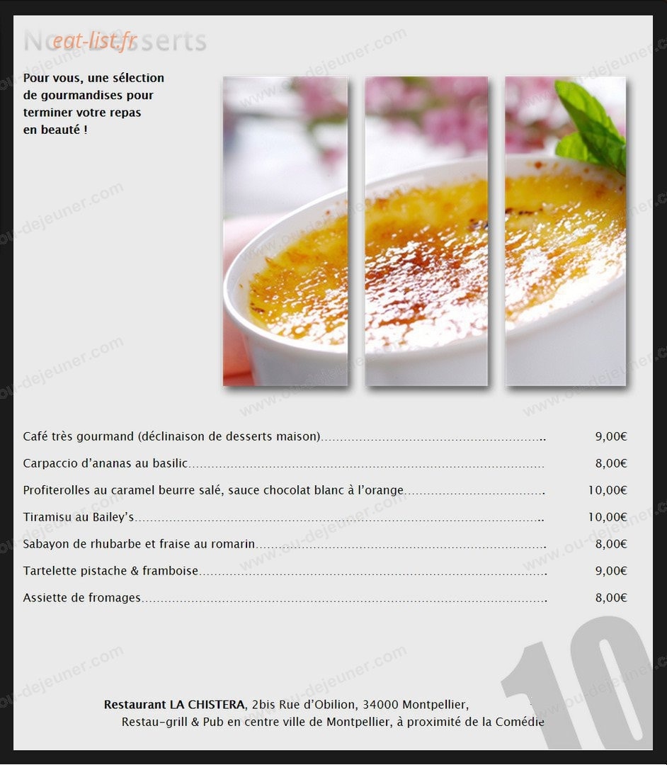 La chistera — carte page 3