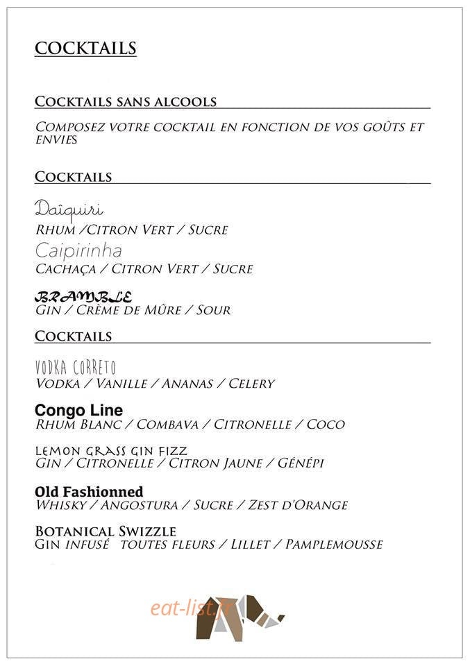 La Grande Brasserie — carte page 5