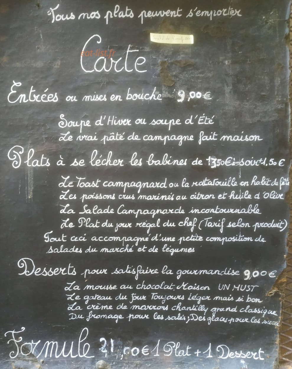 La Grange — carte page 1