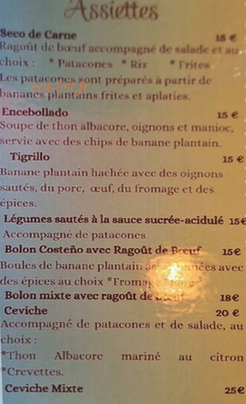 La Manaba — carte page 2