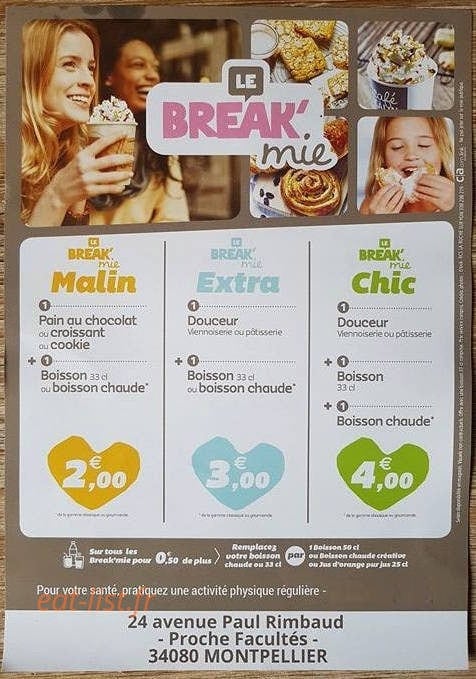 La mie caline — carte page 2