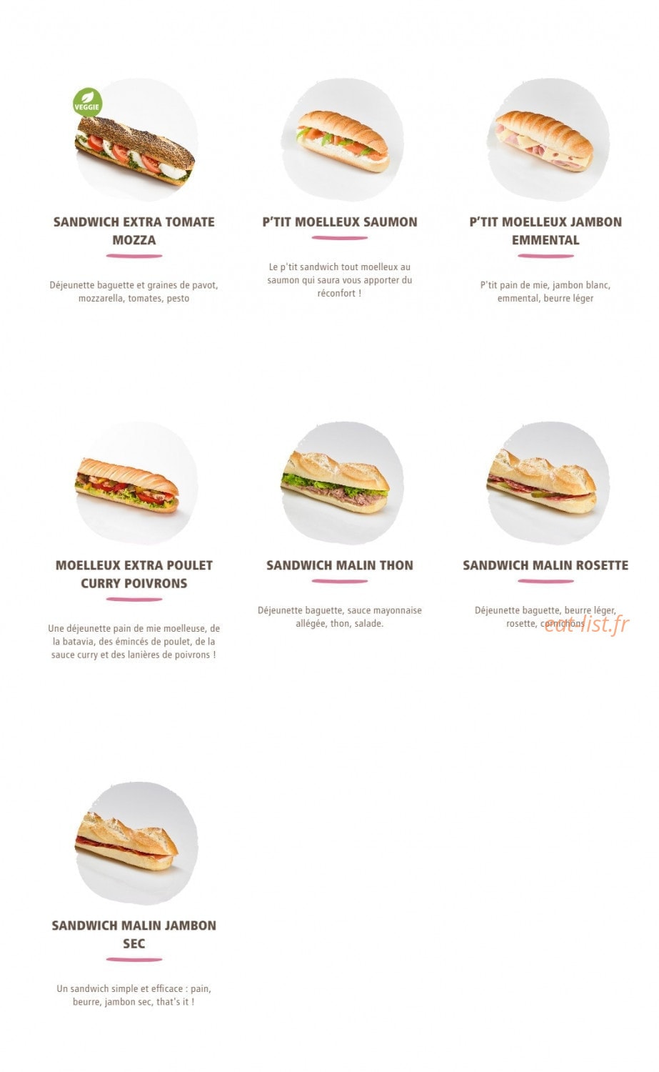 La Mie Câline — carte page 7
