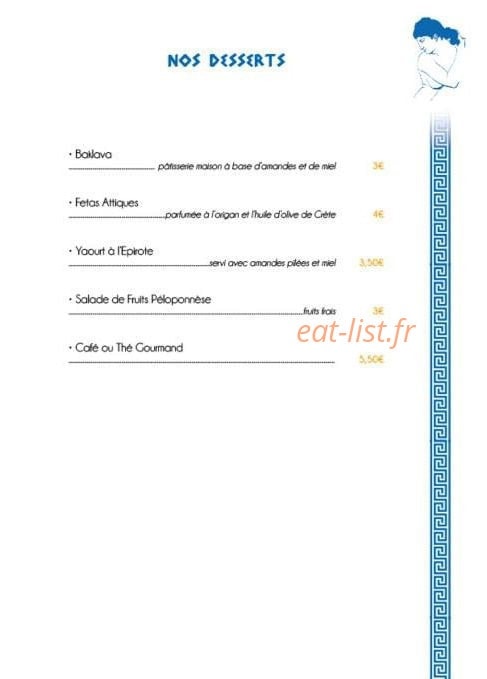 La Petite Aphrodite — carte page 13