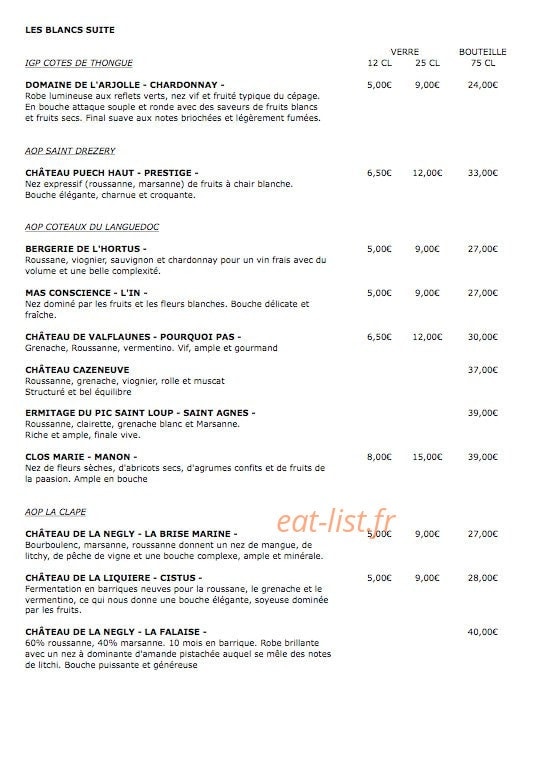 La Suite des Bains — carte page 13