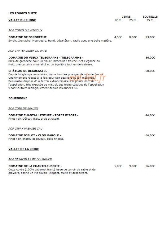 La Suite des Bains — carte page 7