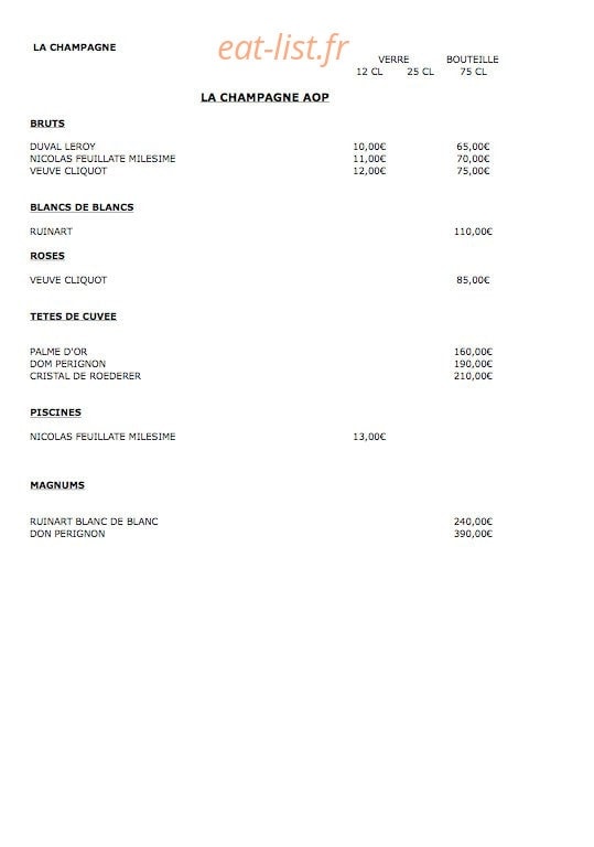 La Suite des Bains — carte page 14