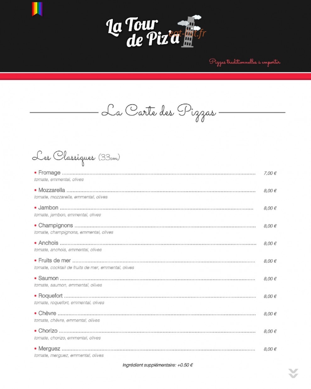 La Tour de Piz'a — carte page 1