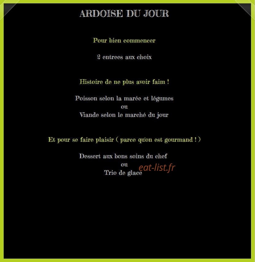 La Tulipe — carte page 3